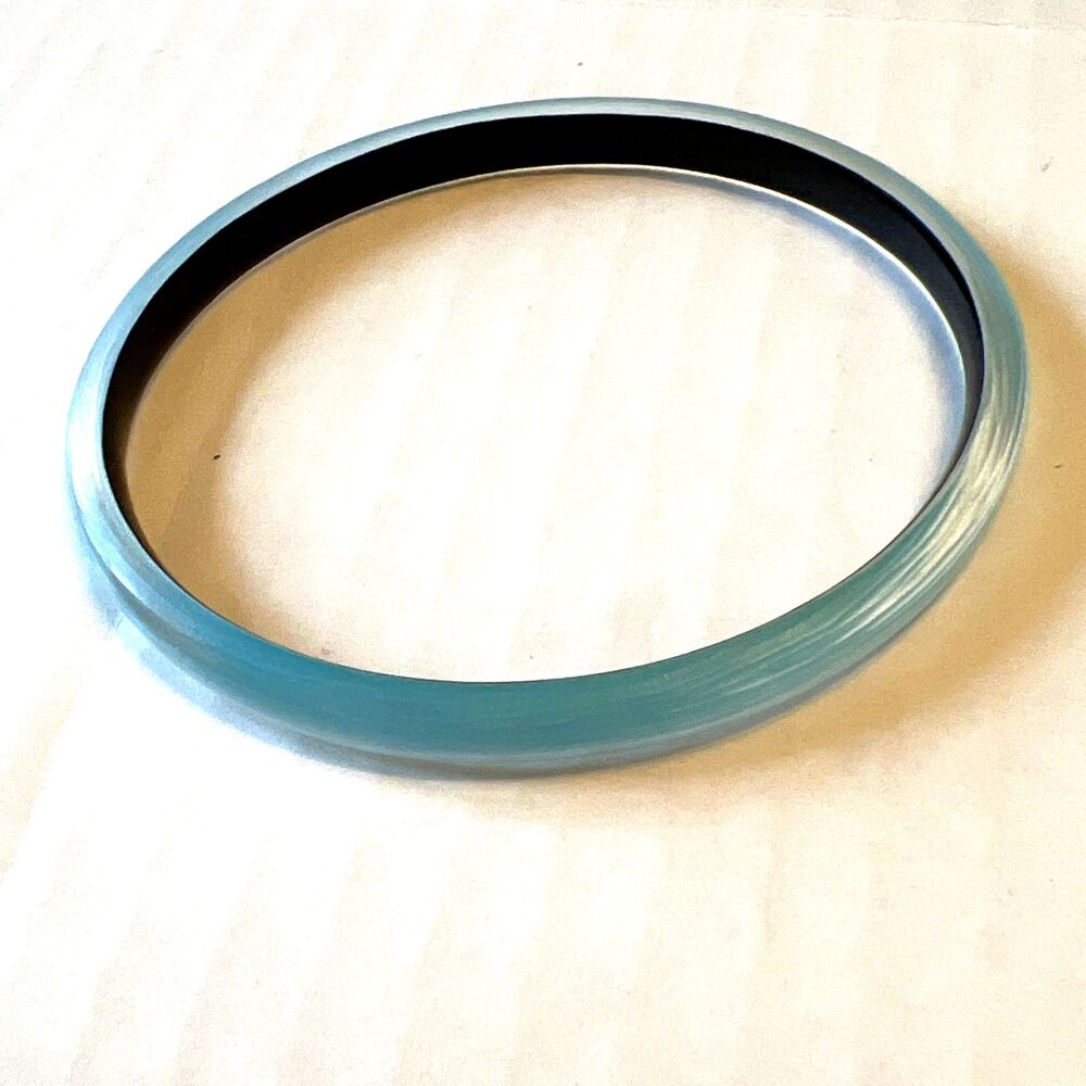 Alexis Bittar Lucite Elliptical Bangle one Bracelet Blue NWOT